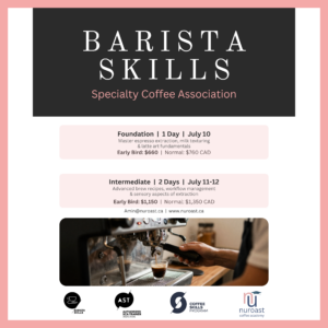 SCA Barista Skills Intermediate